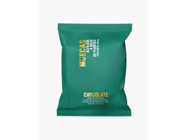 alfajor chocolate muecas 60g