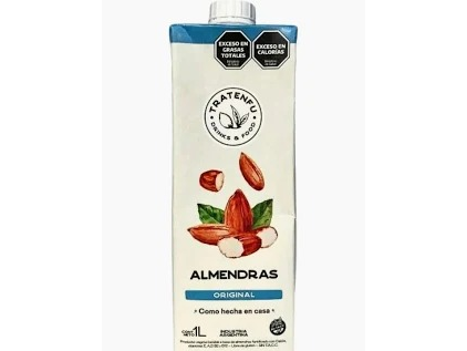 leche de almendras original sin azucar  1lt