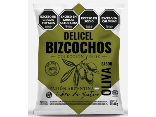 bizcochos oliva 180g - delicel