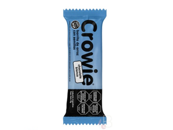 barrita de arroz chocolate blanco 12g