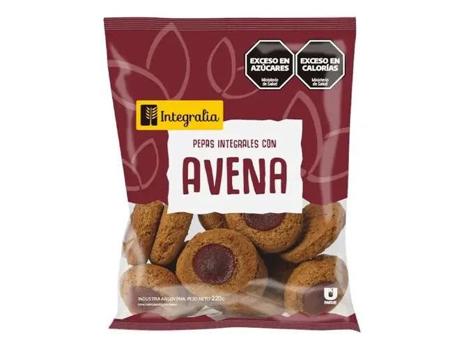 pepas integrales con avena 200gr-  diabest