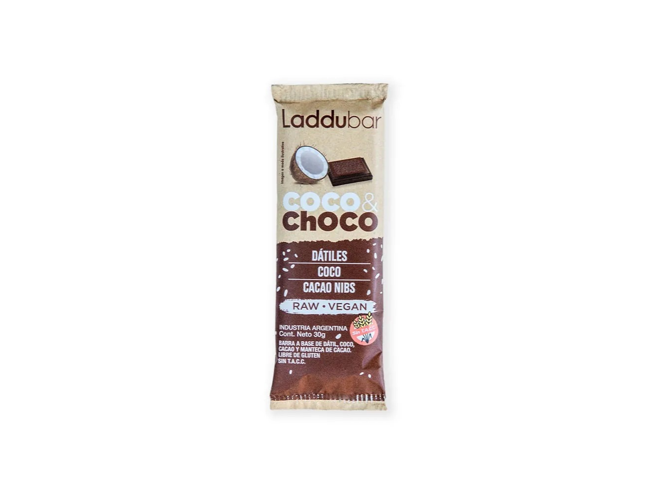 Barritas Laddubar choco y coco