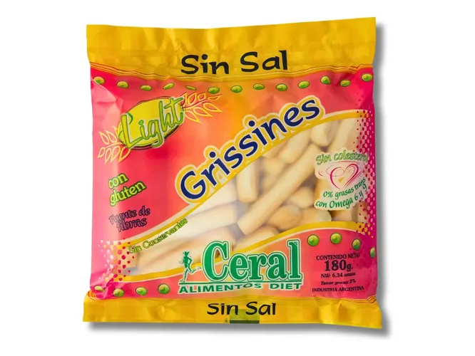 grisines light sin sal - ceral