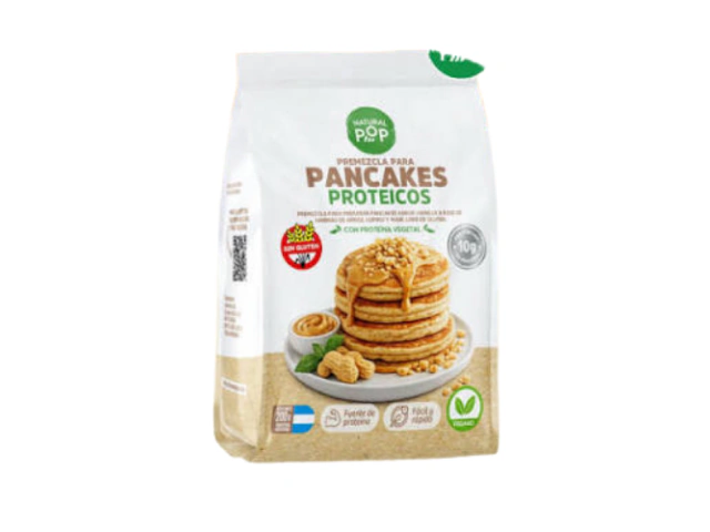 pancakes proteicos 200g - natural pop