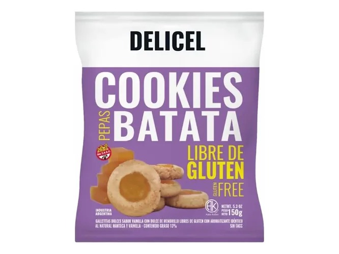 pepas de batata 150g - delicel