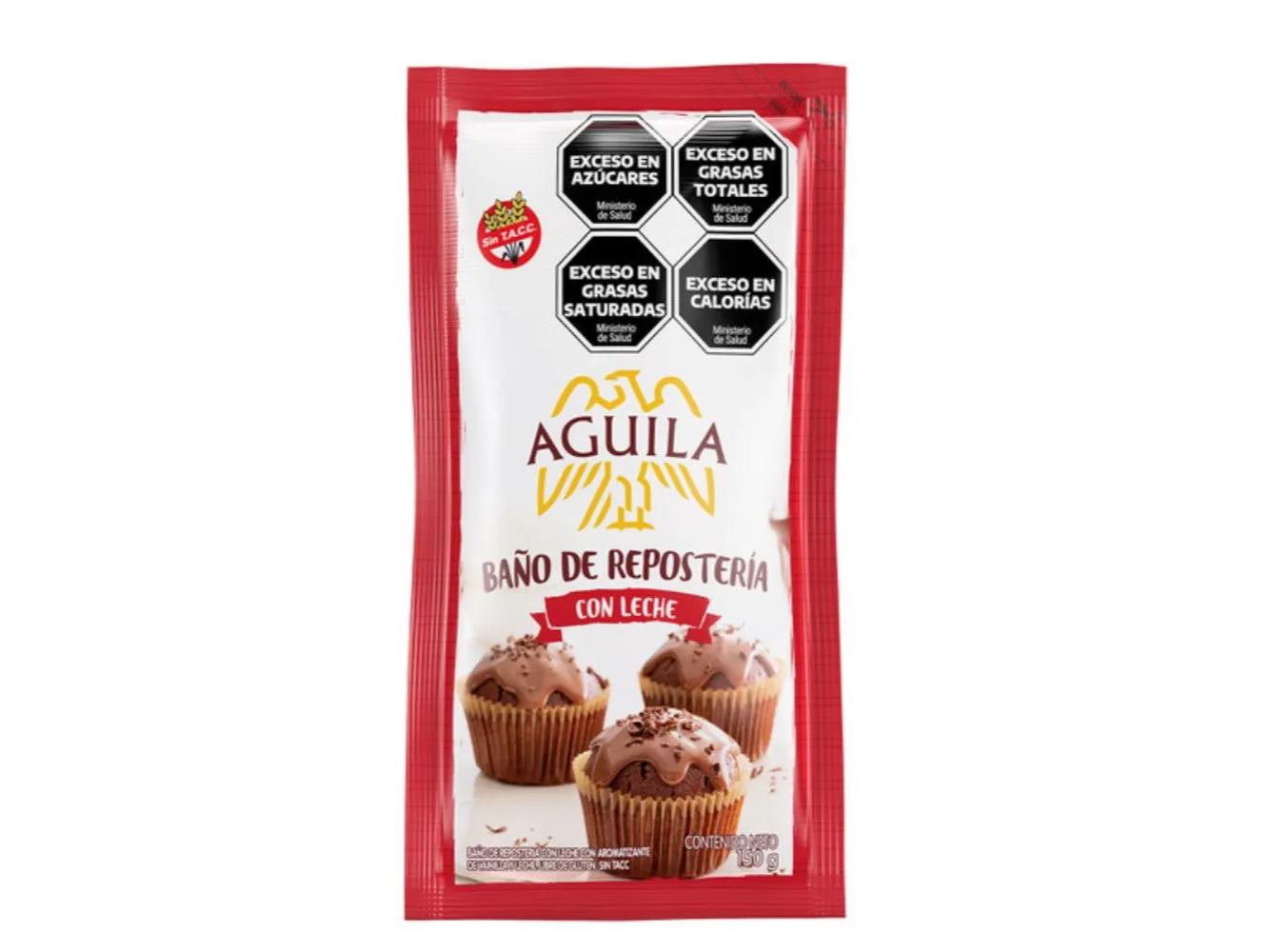 baño reposteria chocolate con leche 150g- aguila