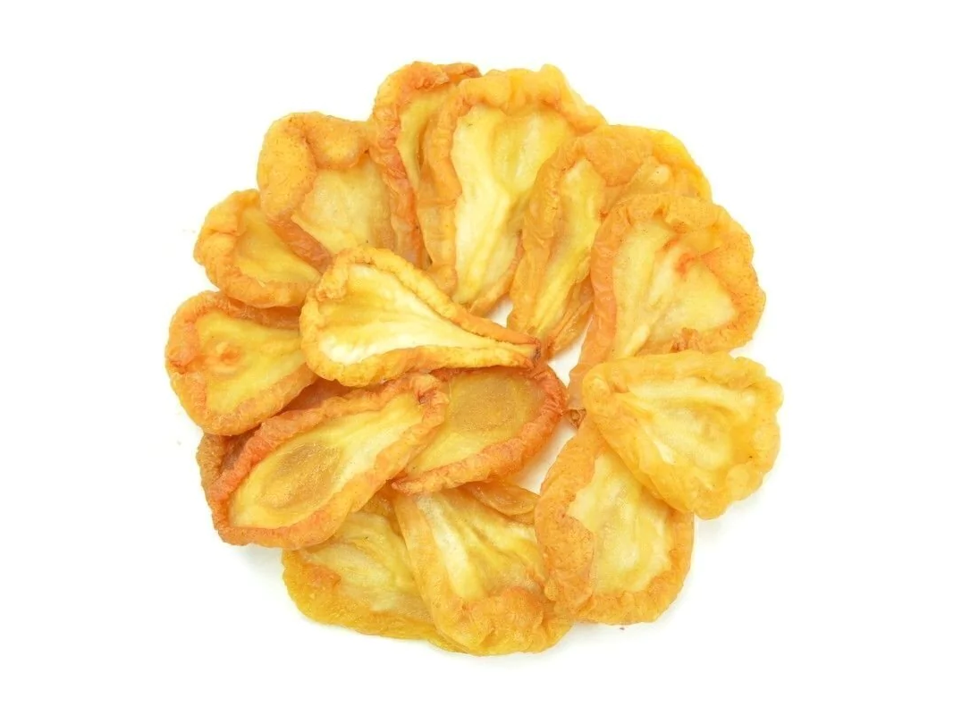 peras deshidratadas