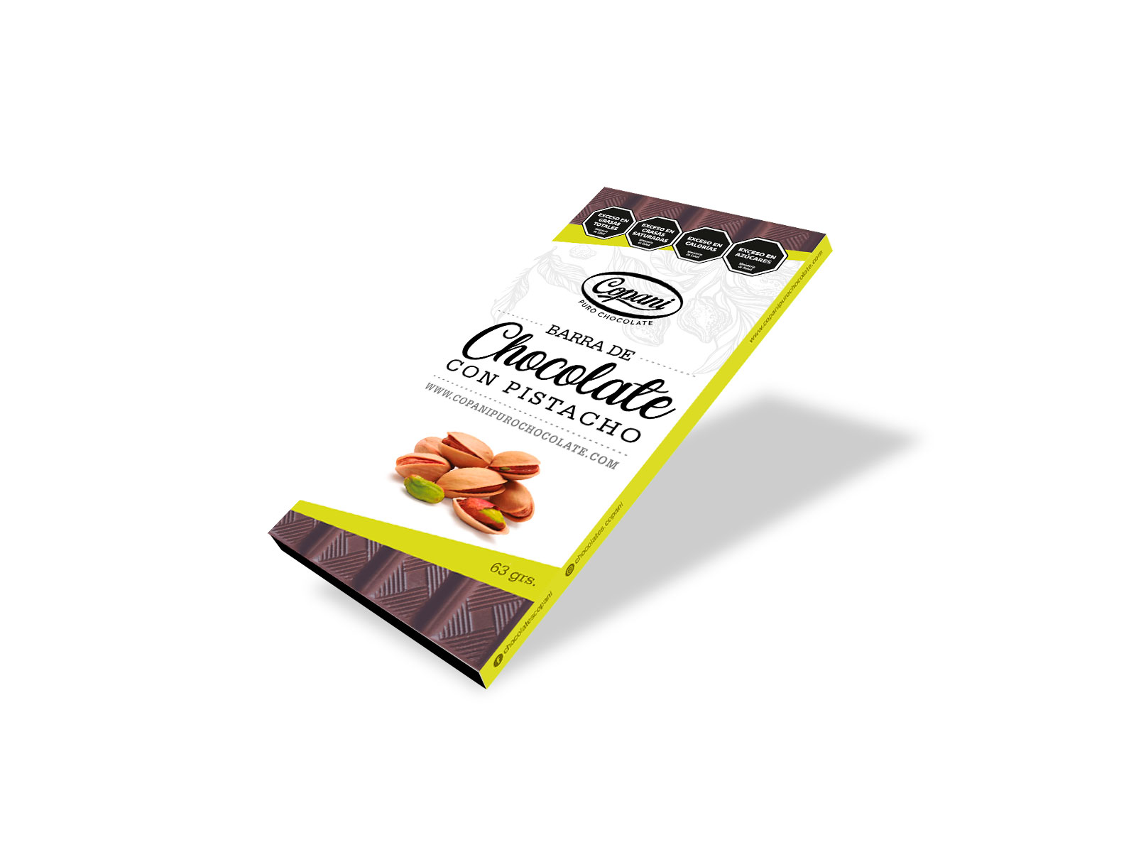 chocolante con pistacho- copani