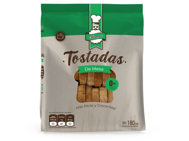 tostadas de mesa 200g - fermar