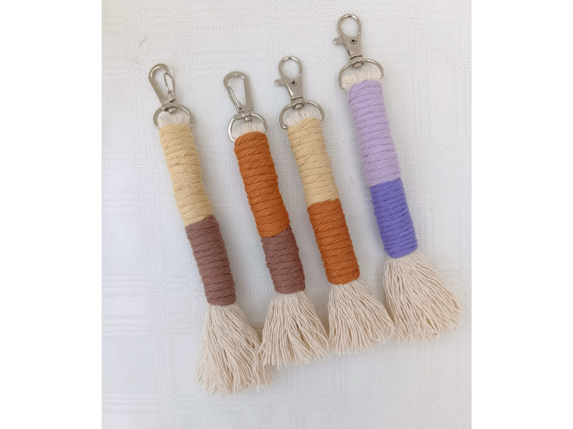 Llaveros Macramé