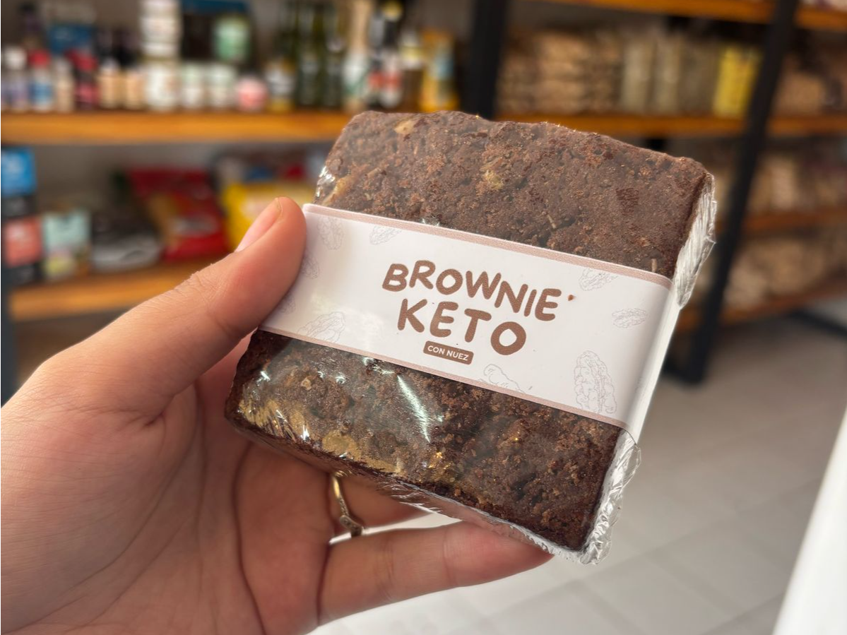 Brownie con nuez- Mundo keto