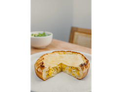 Tarta de choclo y crema Individual