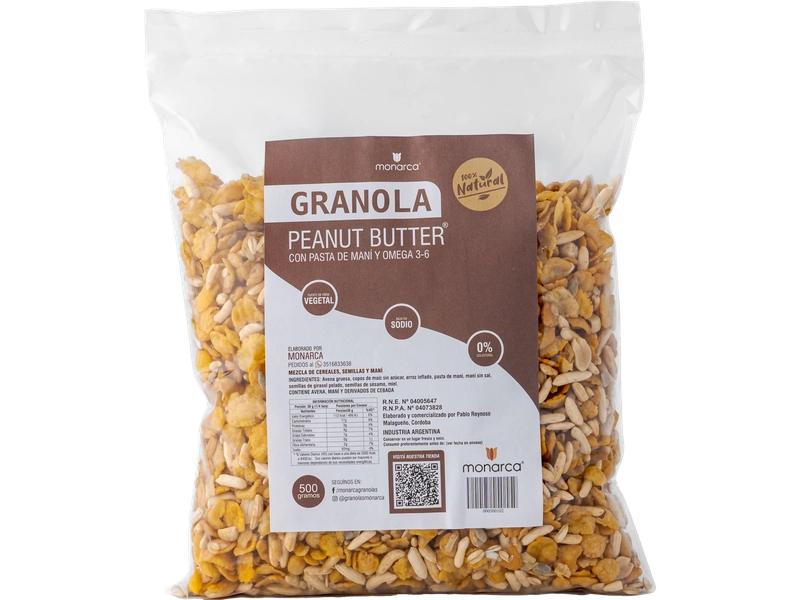 Granola Peanut Butter x 500 grs