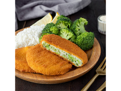 Medallones de merluza c/ brócoli y queso