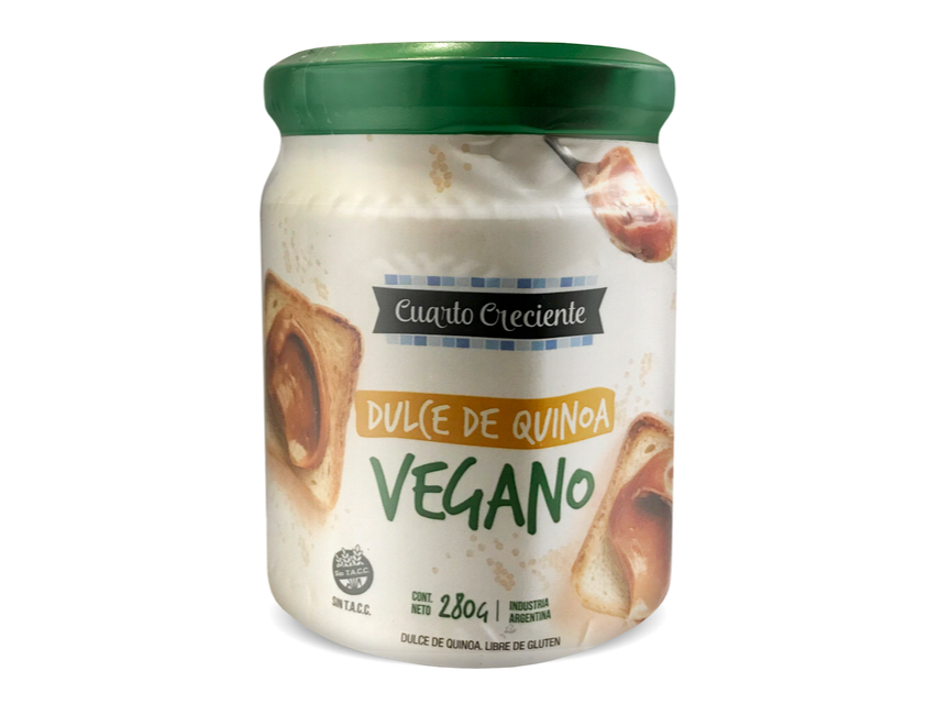 Pasta de quinoa (dulce de leche vegano) Cuarto Creciente