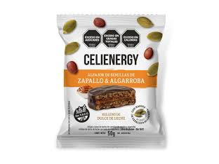 Alfajor con harina de zapallo y algarroba