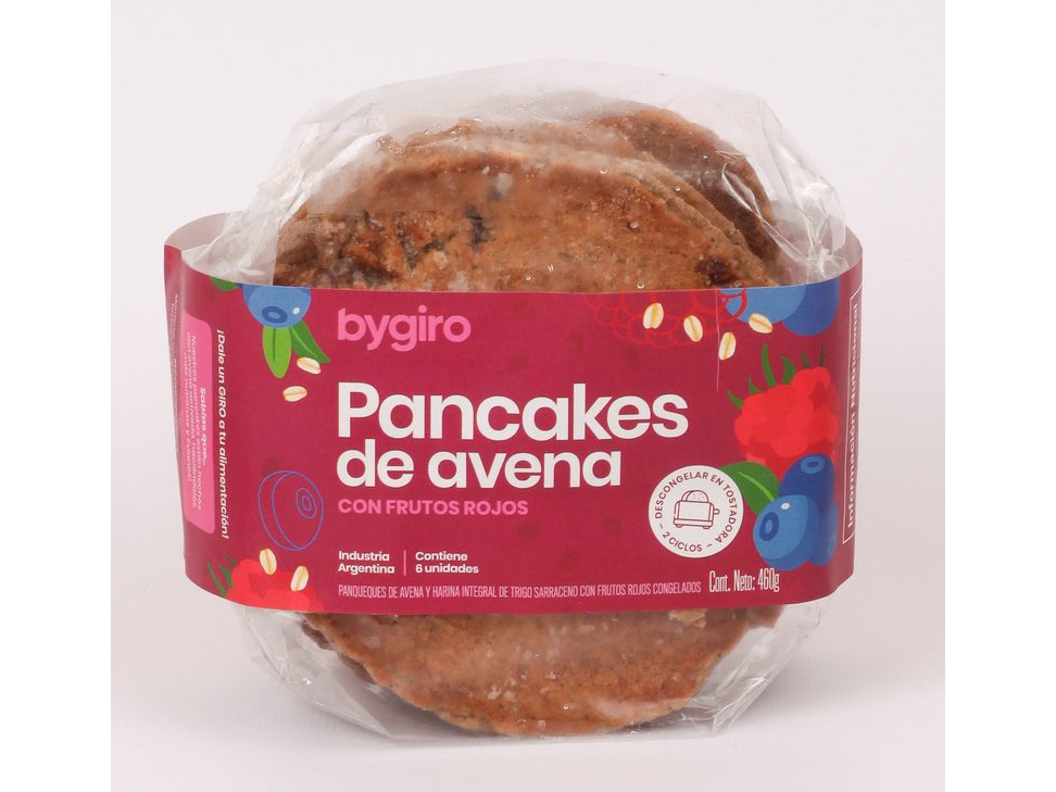 Pancakes Frutos rojos x 4