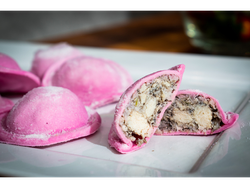 Sorrentinos de champignon y pollo con masa de remolacha x12u sin tacc Miska