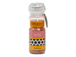 Sal del Himalaya gruesa con molinillo