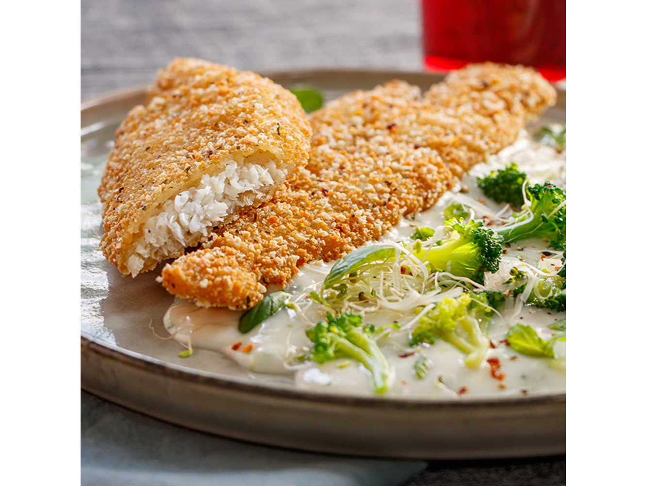 Milanesa de Merluza Crocante con Finas Hierbas x kg
