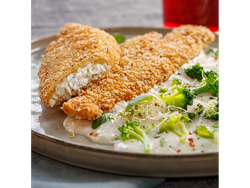 Milanesa de Merluza Crocante con Finas Hierbas x kg