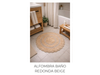 Alfombra baño redonda
