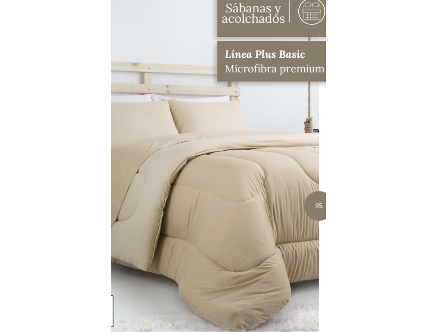 Jgo de sábanas L Plus Basic 2 1/2 plazas ARENA