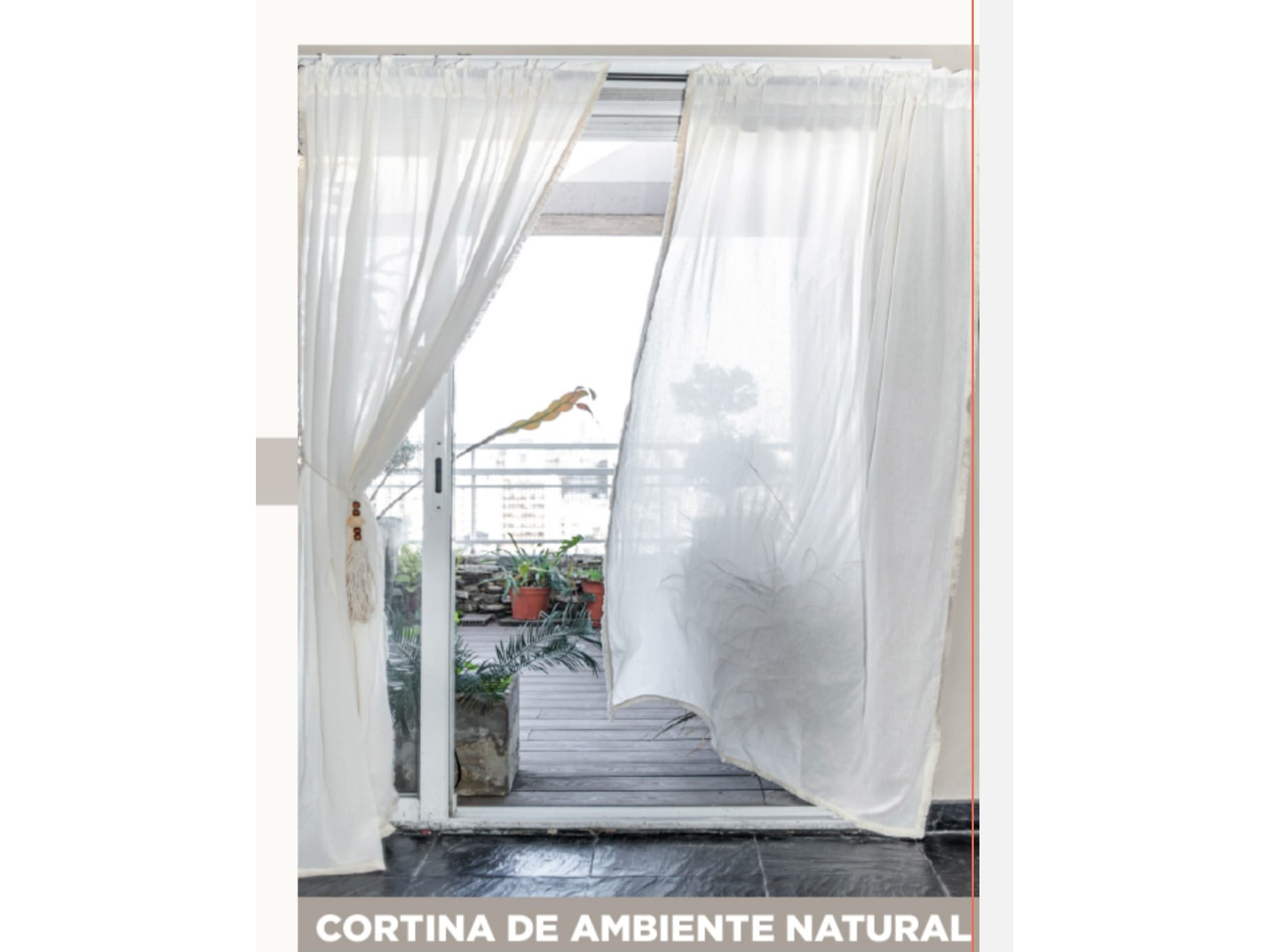 Cortina de ambiente Brisa