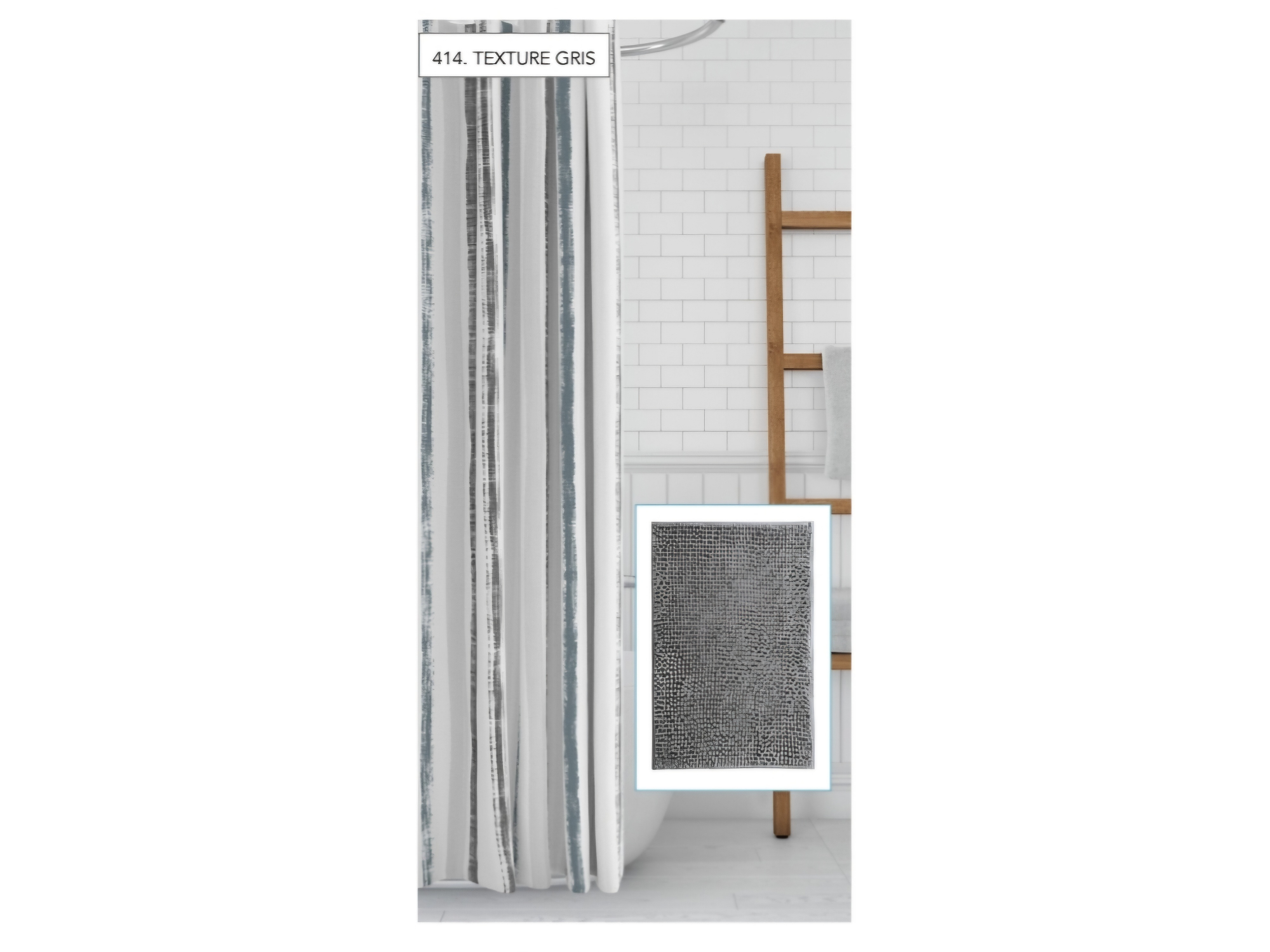 Set de Baño TEXTURE GRIS