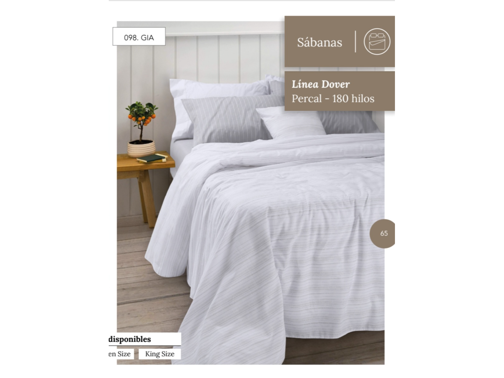 Jgo de sábanas L Dover Queen Size GIA
