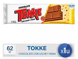 Tokke Leche c/ Mani 72 gr
