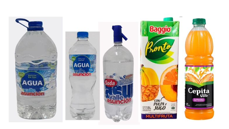 AGUAS MINERALES, SODAS  Y JUGOS
