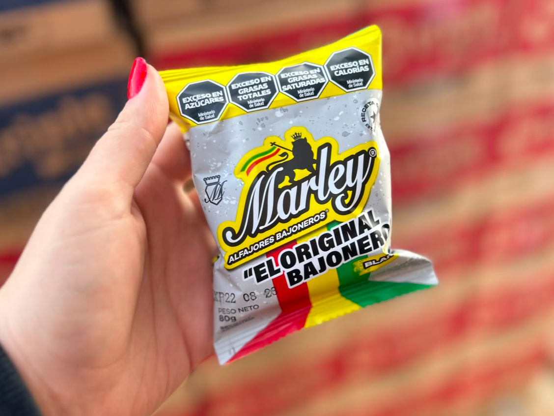MARLEY ALFAJOR X5UN BLANCO SIMPLE