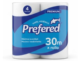 PREFERED PAPEL HIGIENICO X4 X12 de DISTRIBUIDORA EFE