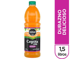 CEPITA DURAZNO 1,5LT  X4UN
