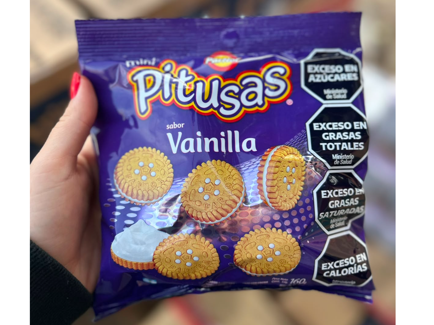 PITUSAS VAINILLA 160g X UNIDAD (MINIMO 3UN)