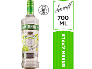 SMIRNOFF BOTELLA MAZANA X UNIDAD