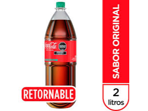 COCA COLA RETORNABLE 2LT X MEDIO CAJON