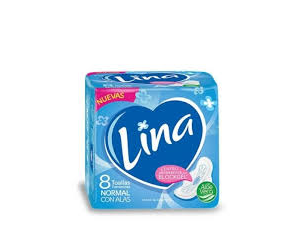 LINA TOALLITAS AZUL X 6UN