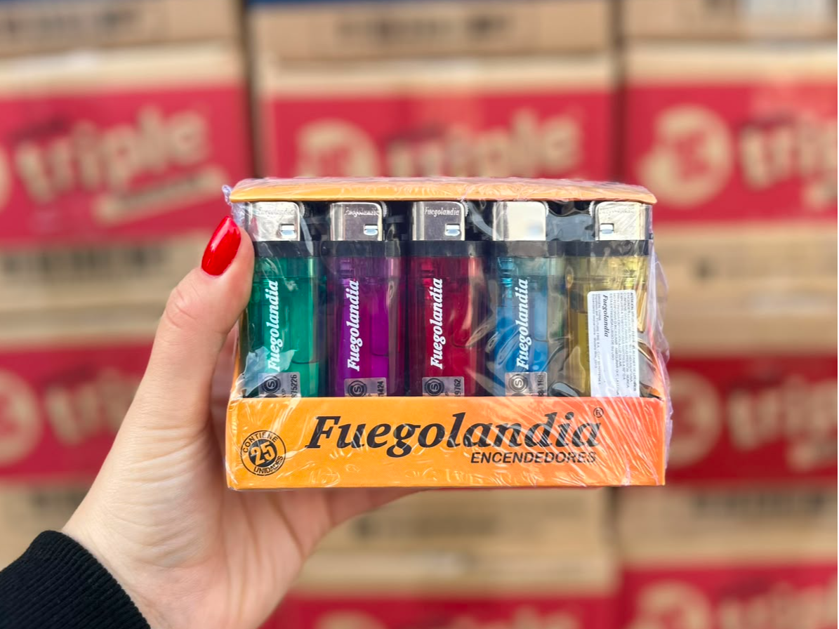ENCENDEDORES FUEGOLANDIA X25