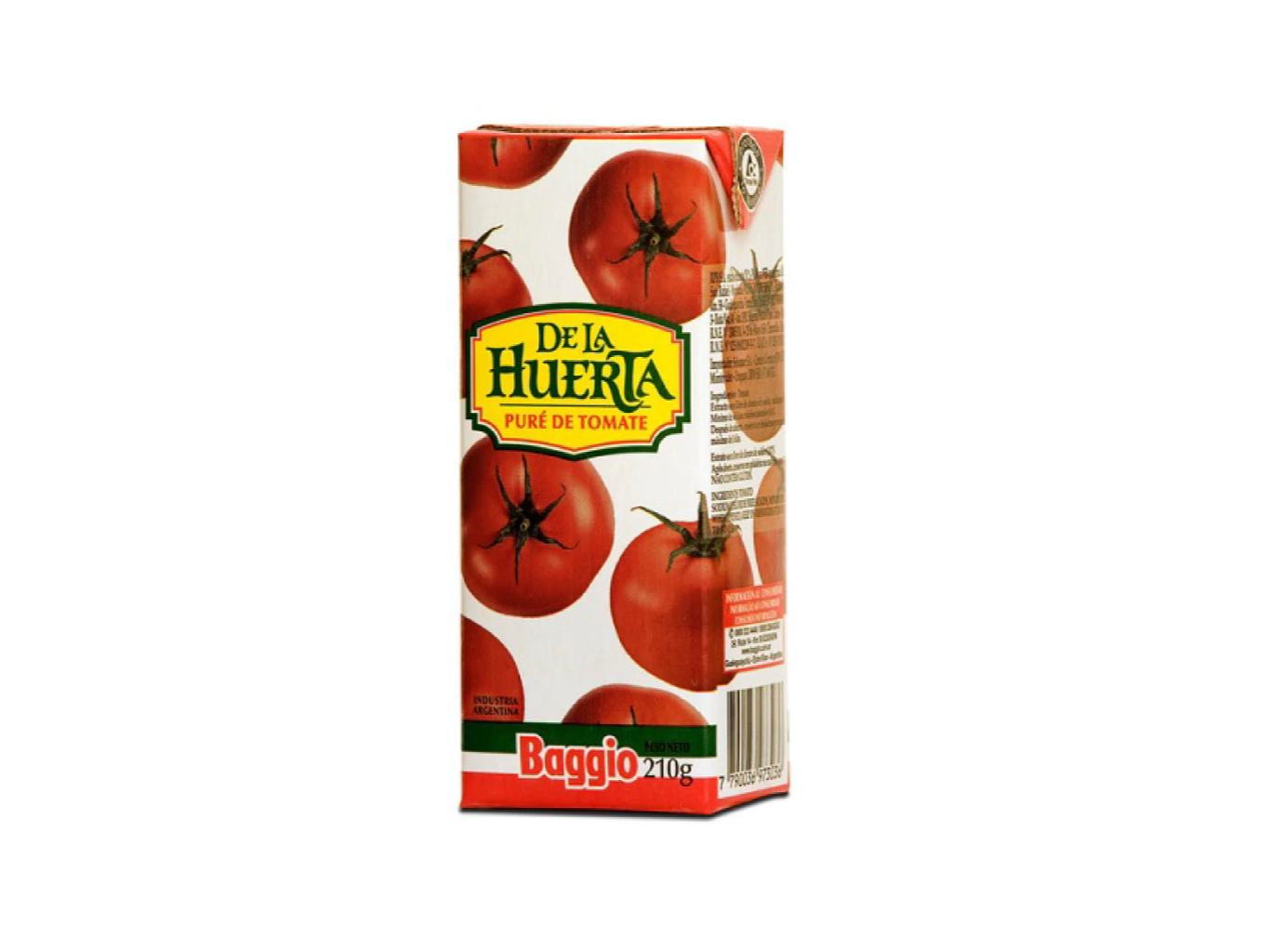 HUERTA PURE TOMATE 210g X18 UN
