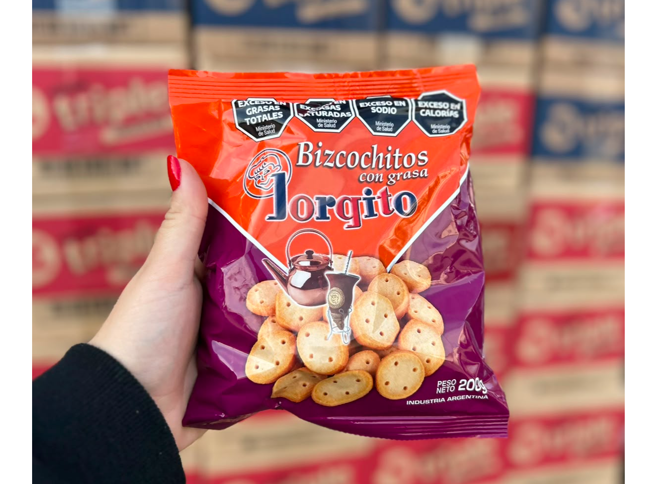 JORGITO BIZCOCHITOS 200g X UNIDAD (MINIMO 3UN)