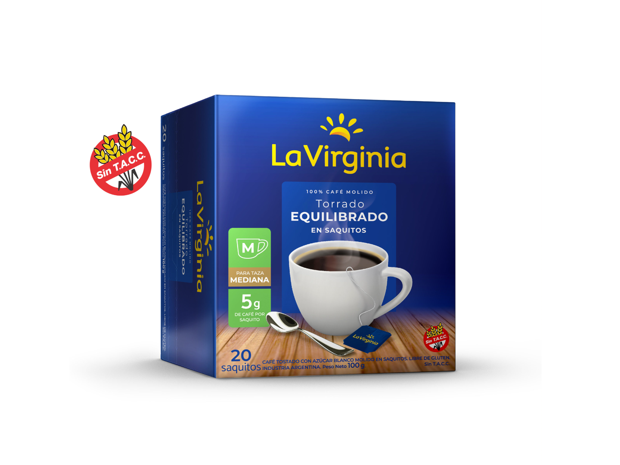 CAFE LA VIRGINIA SAQUITO X 20UN