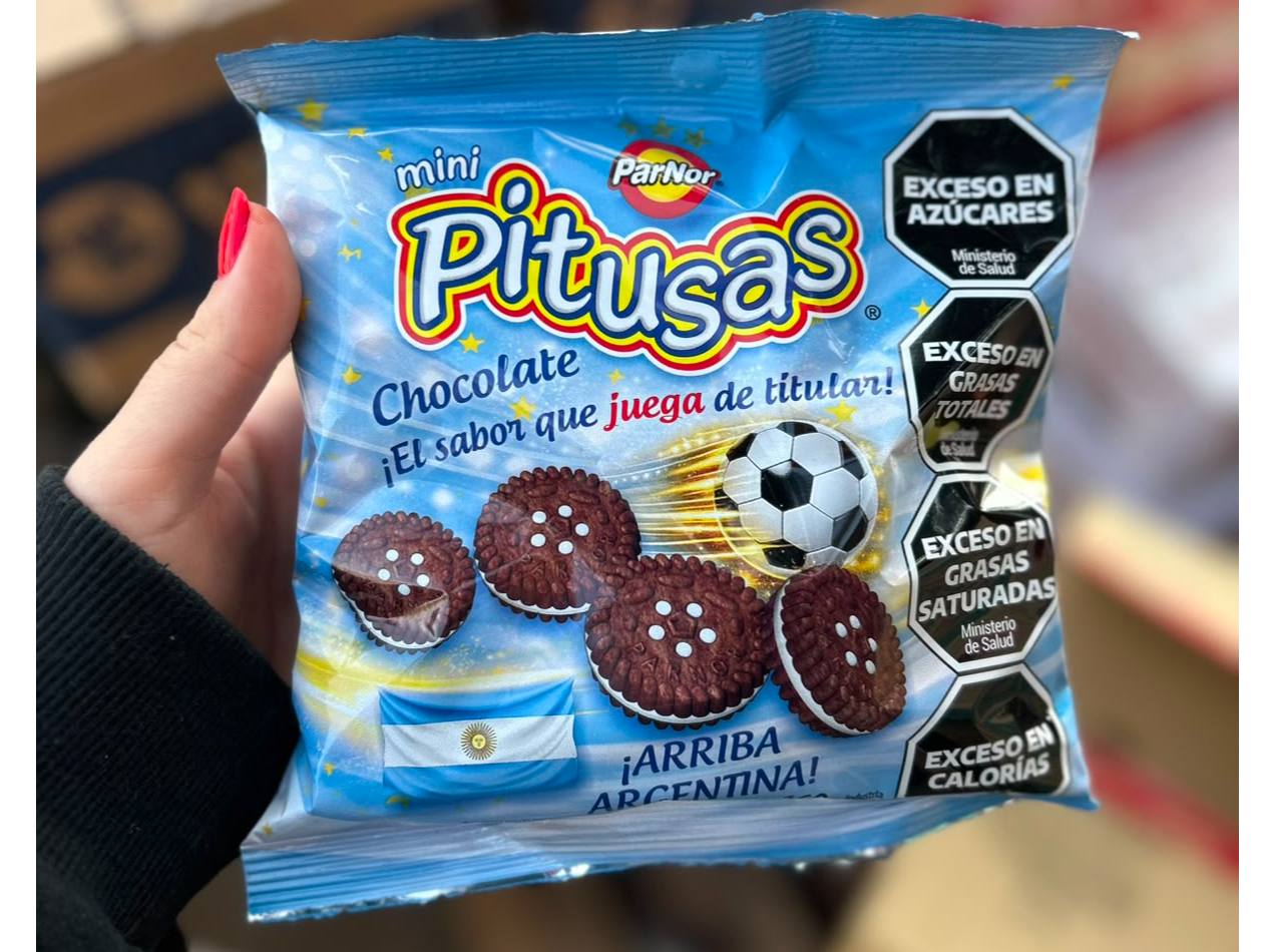 PITUSAS CHOCOLATE 160g X UNIDAD (MINIMO 3UN)