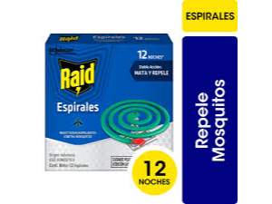 RAID ESPIRALES CAJA CHICA X12UN