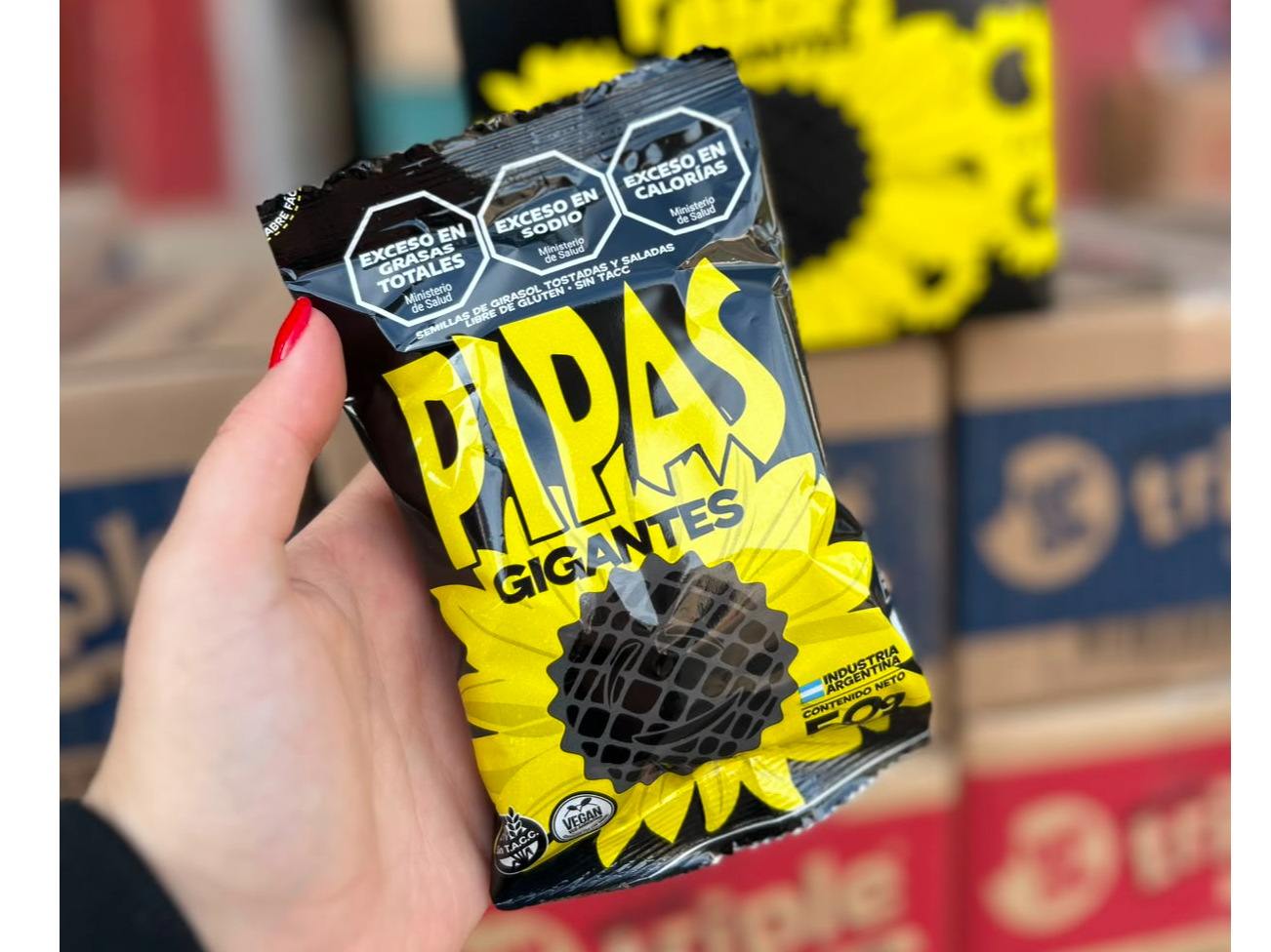 PIPAS GIGANTES 50GR CAJA X12UN
