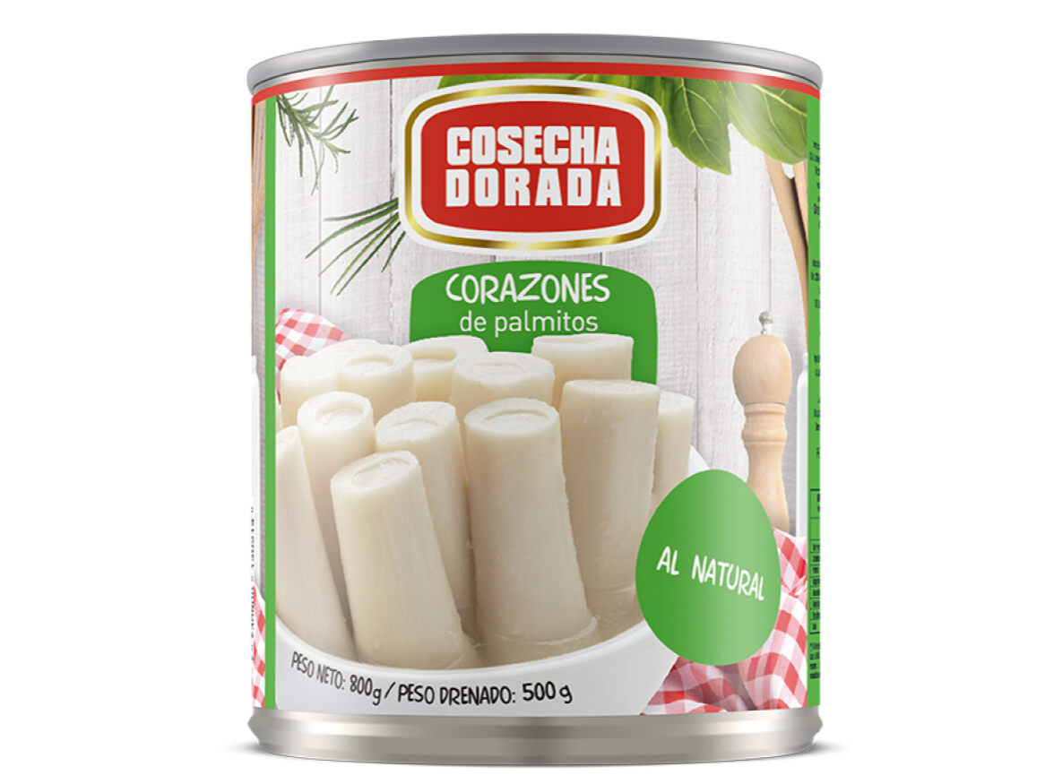 Palmito Entero x 800 grs