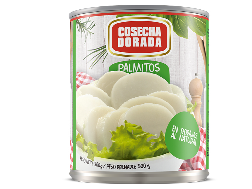 Palmitos en rodajas 400gr