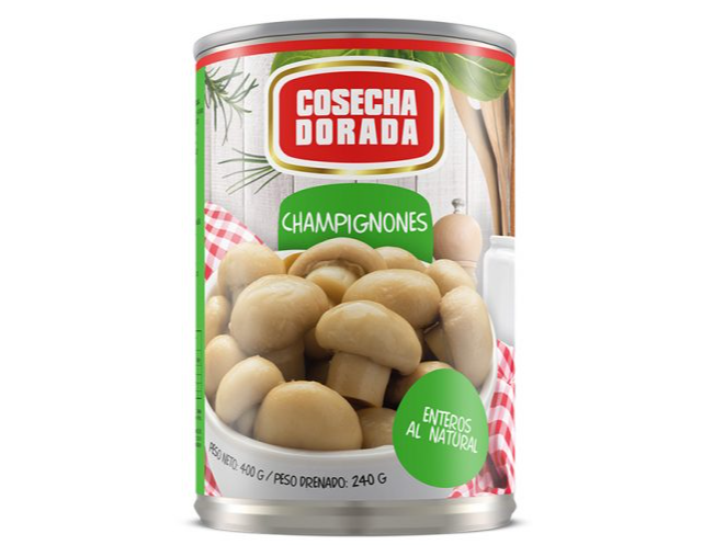 champiñones enteros 400gr