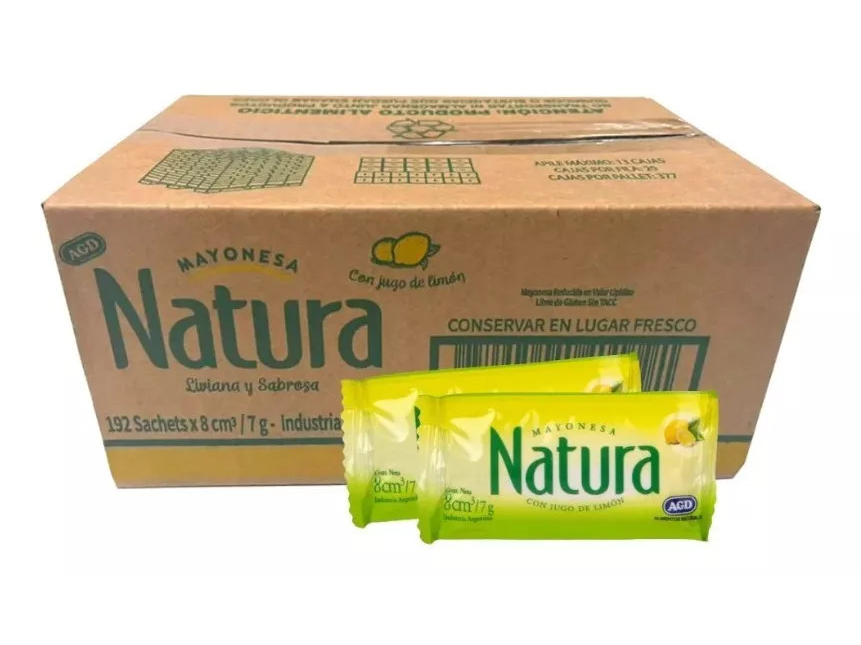 Mayonesa  sachet 8 grs - caja x 196